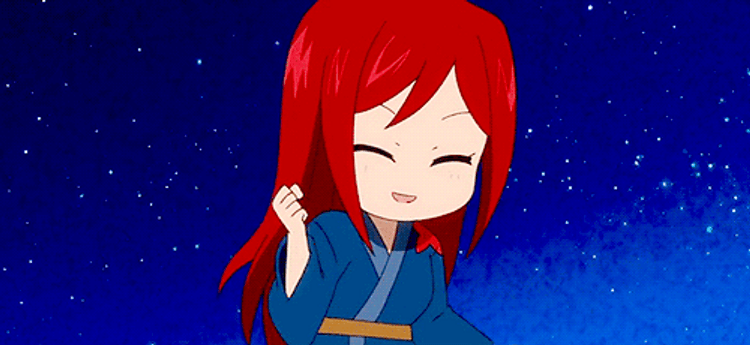 Little Erza Scarlet Titania Dancing GIF