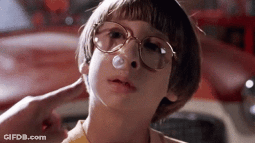 Little Giants Danny Bubbly Nose GIF