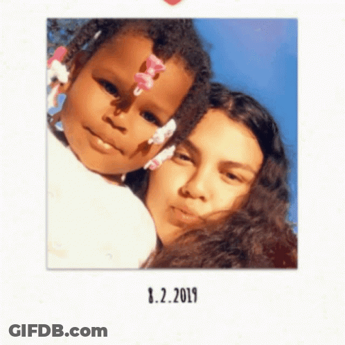 Little Girl And Woman Date 8.2.2019 GIF
