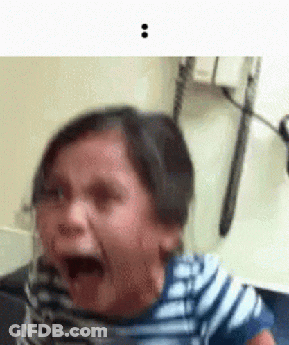 Little Girl Crying In Doctor's Office GIF