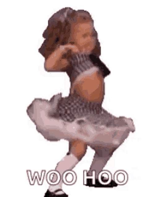Little Girl Dance Shake GIF