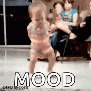 Little Girl Dancing In Front Of Crowd Saying Mood GIF