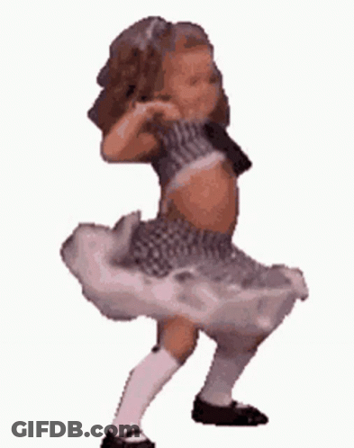 Little Girl Dancing GIF