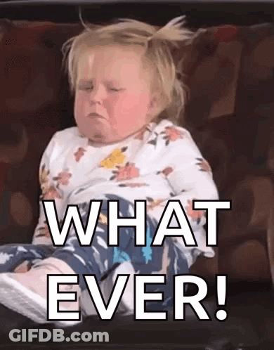 Little Girl Eyes Closed What Ever GIF