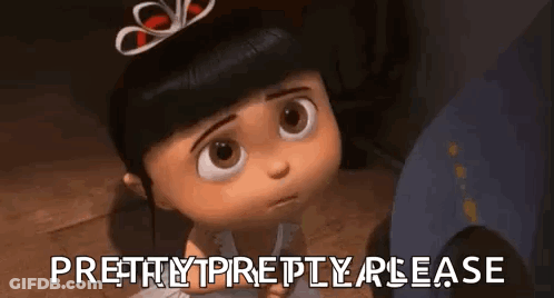 Little Girl From Despicable Me Sitting GIF