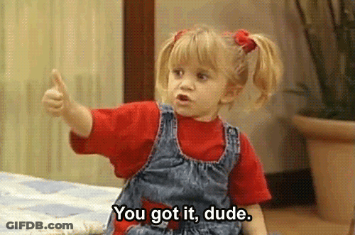 Little Girl Giving Thumbs Up You Got It Dude GIF