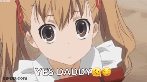 Little Girl Holding Chocolates Says Yes Daddy GIF