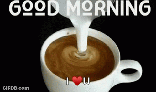 Little Girl Holding Milk Bottle Making Funny Face At Door GIF