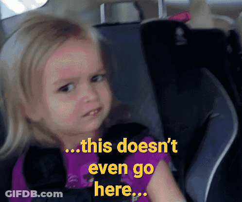 Little Girl In Car Seat Saying This Doesn't Even Go Here GIF