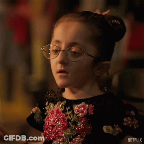 Little Girl In Glasses And Bun Says I Got This GIF