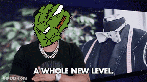 Little Girl In Green Hat With L Saying Level Up GIF
