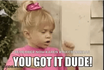 Little Girl In Pink Shirt Saying You Got It Dude GIF