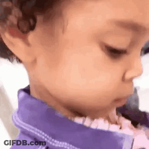 Little Girl In Purple Jacket GIF
