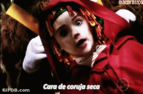Little Girl In Red Hooded Cape Cara De Coruja Seca GIF