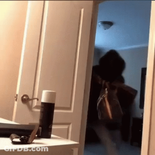 Little Girl Jumping When You Said You'd Be Ready At 6 GIF