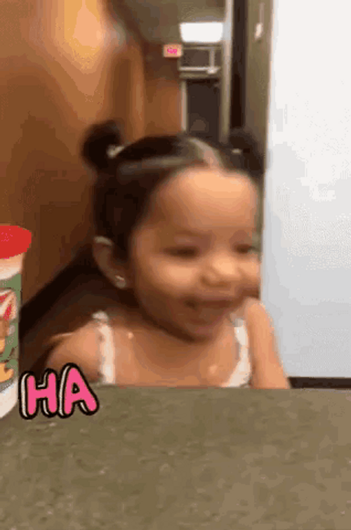 Little Girl Laughing GIF