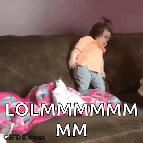 Little Girl Laying On Couch Lolmmmmm Mm GIF