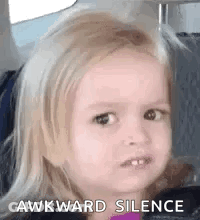 Little Girl Making Funny Face GIF