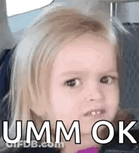 Little Girl Making Funny Face GIF
