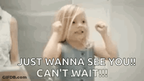 Little Girl Making Funny Face In Mirror GIF