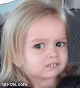 Little Girl Making Funny Face GIF