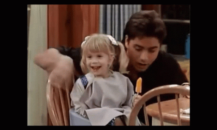 Little Girl Michelle Tanner Popsicle Stolen GIF
