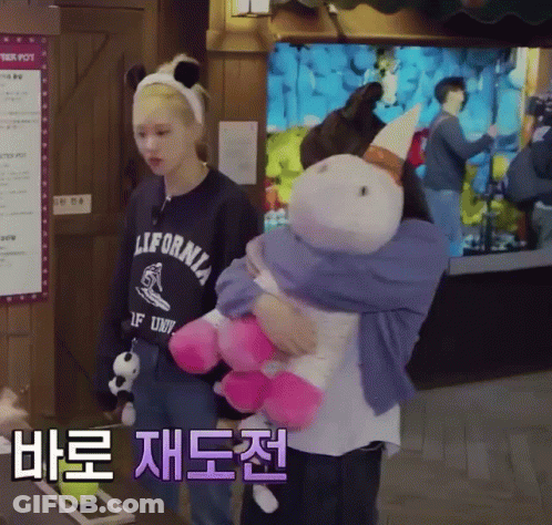 Little Girl Next To Stuffed Animal Saying He's So Fluffy I'm Gonna Die GIF