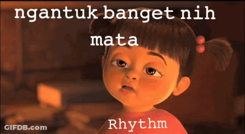 Little Girl Ngantukan Banget Nih Mata Mata Rhythm GIF