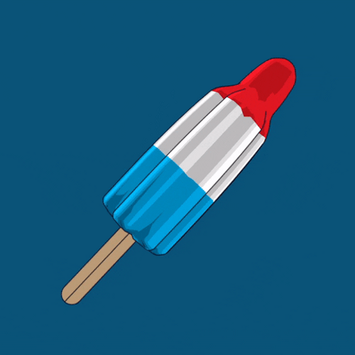 Little Girl Popsicle Moving Colors GIF