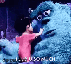 Little Girl Saying I Lub U So Much GIF