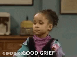 Little Girl Says Good Grief GIF