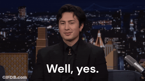 Little Girl Sitting In Chair Saying Uh She Crazy GIF