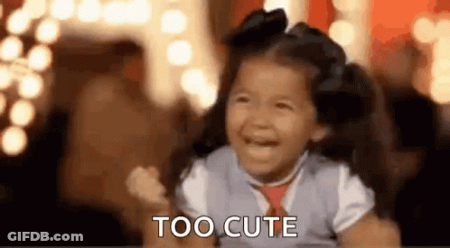 Little Girl Smiling Too Cute GIF