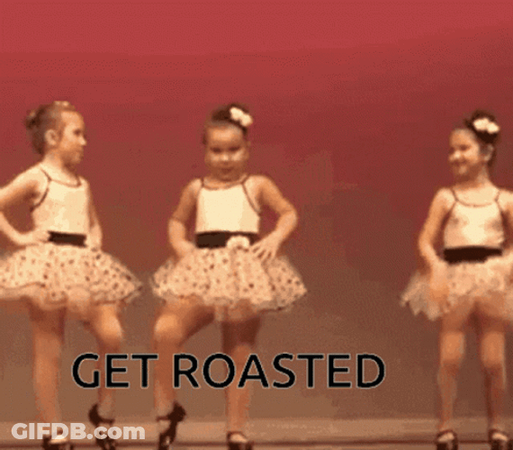 Little Girls Boom Roasted GIF