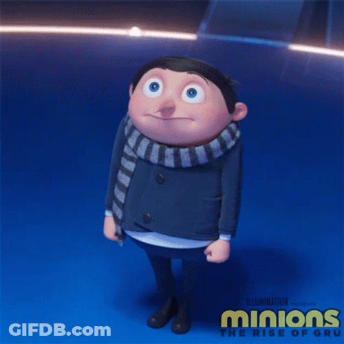Little Gru Ahem GIF