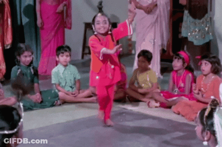 Little Indian Girl Dancing GIF