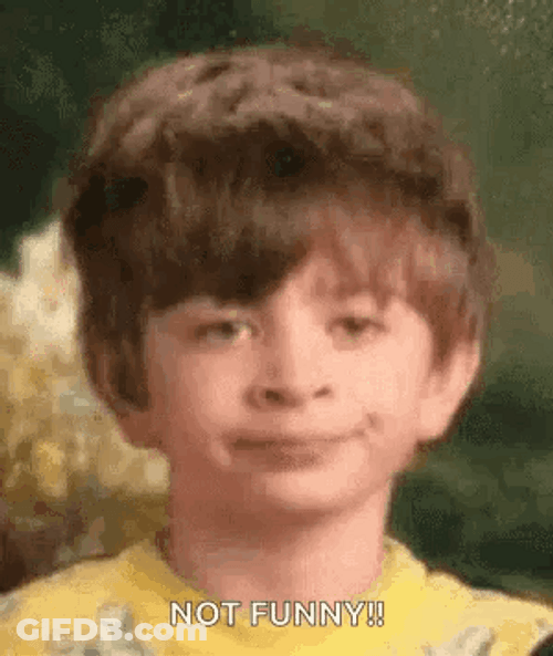Little Kiddo Unamused GIF