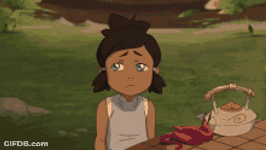Little Korra Saying Sorry GIF