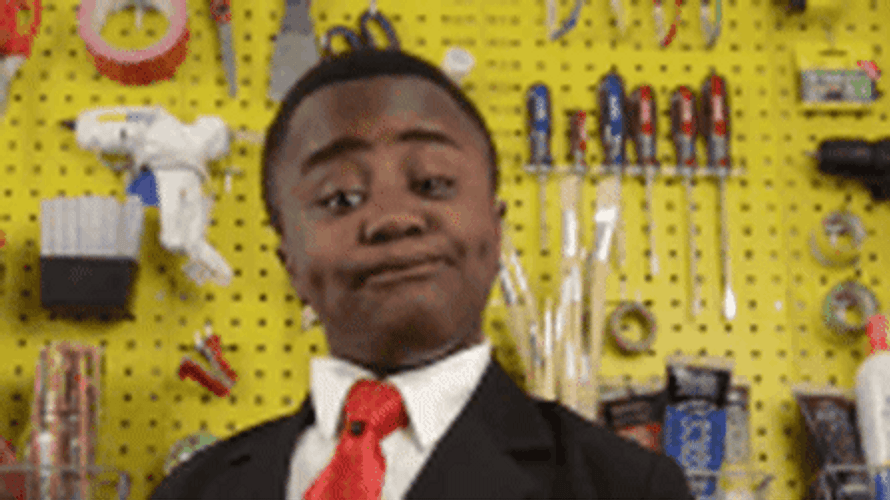 Little Man With Dimples Yep Face GIF