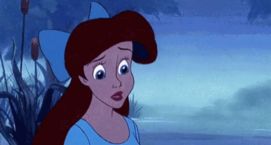 Little Mermaid Ariel Kiss The Girl GIF