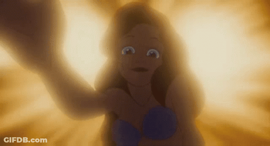 Little Mermaid Heavenly Background GIF