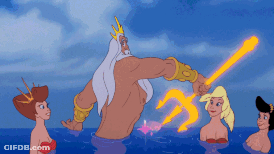 Little Mermaid Magical Rainbow GIF