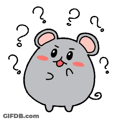 Little Mice Thinking When GIF