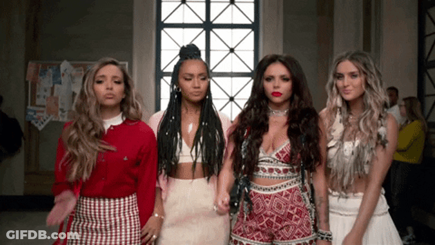 Little Mix Flying Kiss GIF