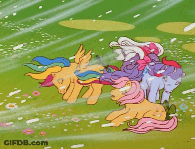 Little Pony In Hurricane Animation GIF