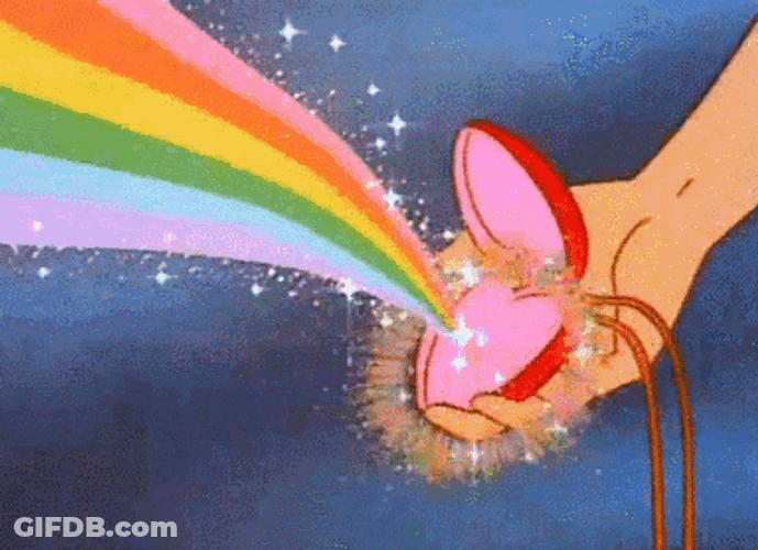 Little Pony Rainbow Glitter GIF