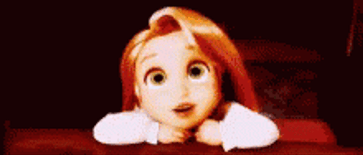 Little Rapunzel Sigh Of Relief GIF