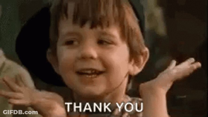 Little Rascal Flattered Says Thank You GIF