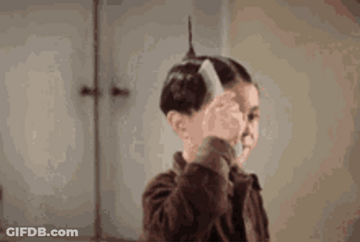 Little Rascals Alfalfa Combing Hair GIF