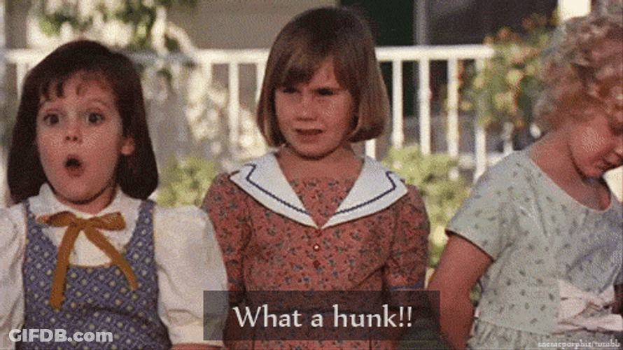 Little Rascals Darla Admiring GIF